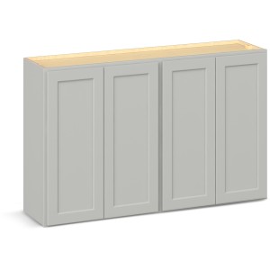 RELIABILT Parkstone II Wall Cabinet, Light Gray, 48" W, 4 Doors, Fully Assembled - 641304 | Lowe's Pro Supply
